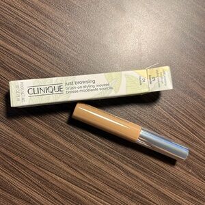 CLINIQUE JUST BROWSING BRUSH ON STYLING MOUSSE 01 BLONDE NIB